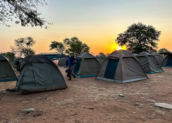 Camping on the Safari, Tanzania