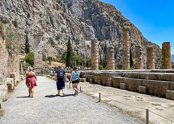 Delphi Site: Temple of Apollo