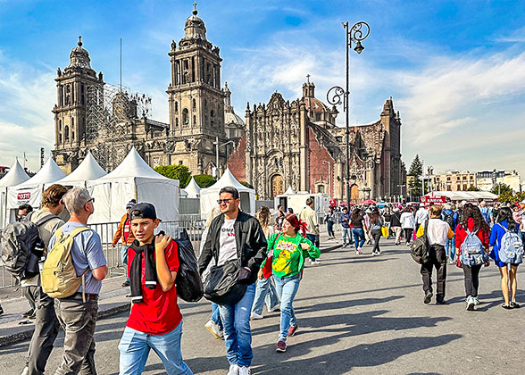 Zocalo Square in Mexico City