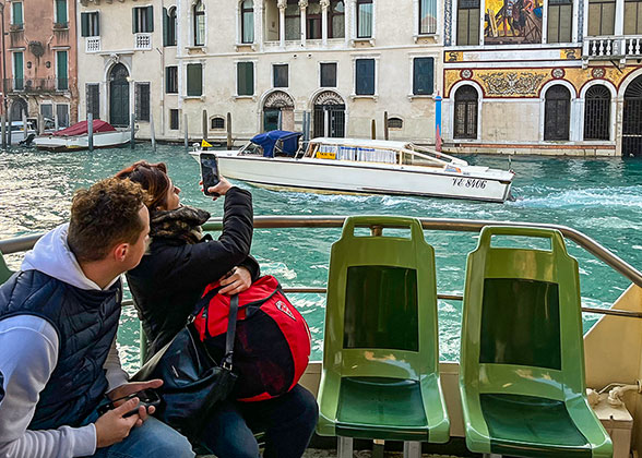 Vaporetto - Water Bus in Venice