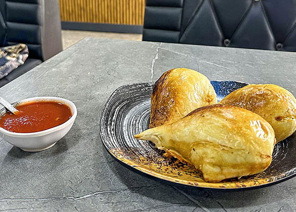 Try Local Samosa in Uzbekistan