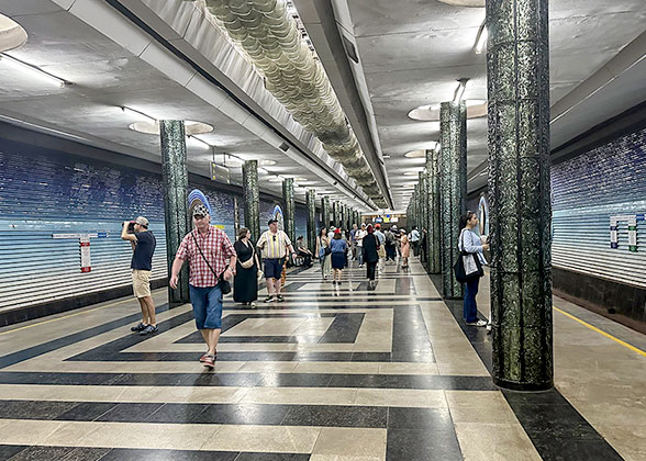 A Trip by Tashkent Metro