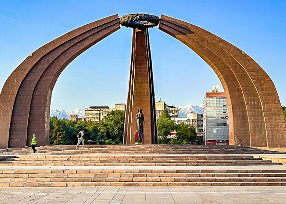 Victory Square in Bishkek
