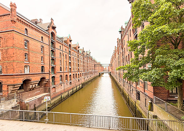 Speicherstadt in Hamburg