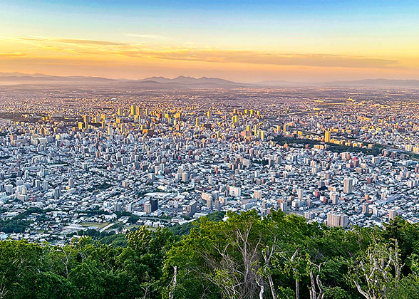 Mt. Moiwa in Sapporo