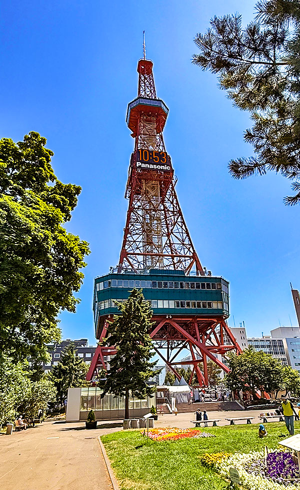 Sapporo TV Tower in Odori Park