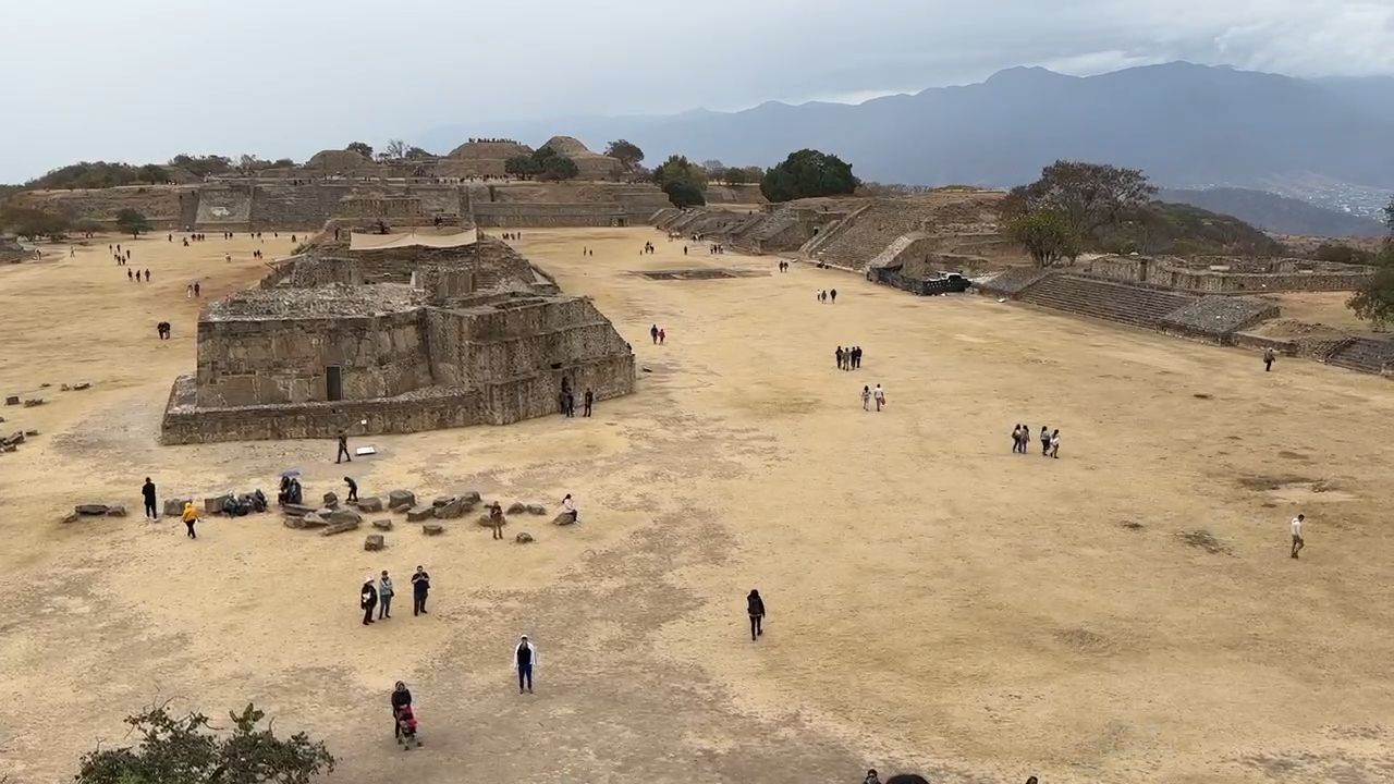 Oaxaca, Mexico: Steep Stairs and Panoramic Views of Monte Alban Site