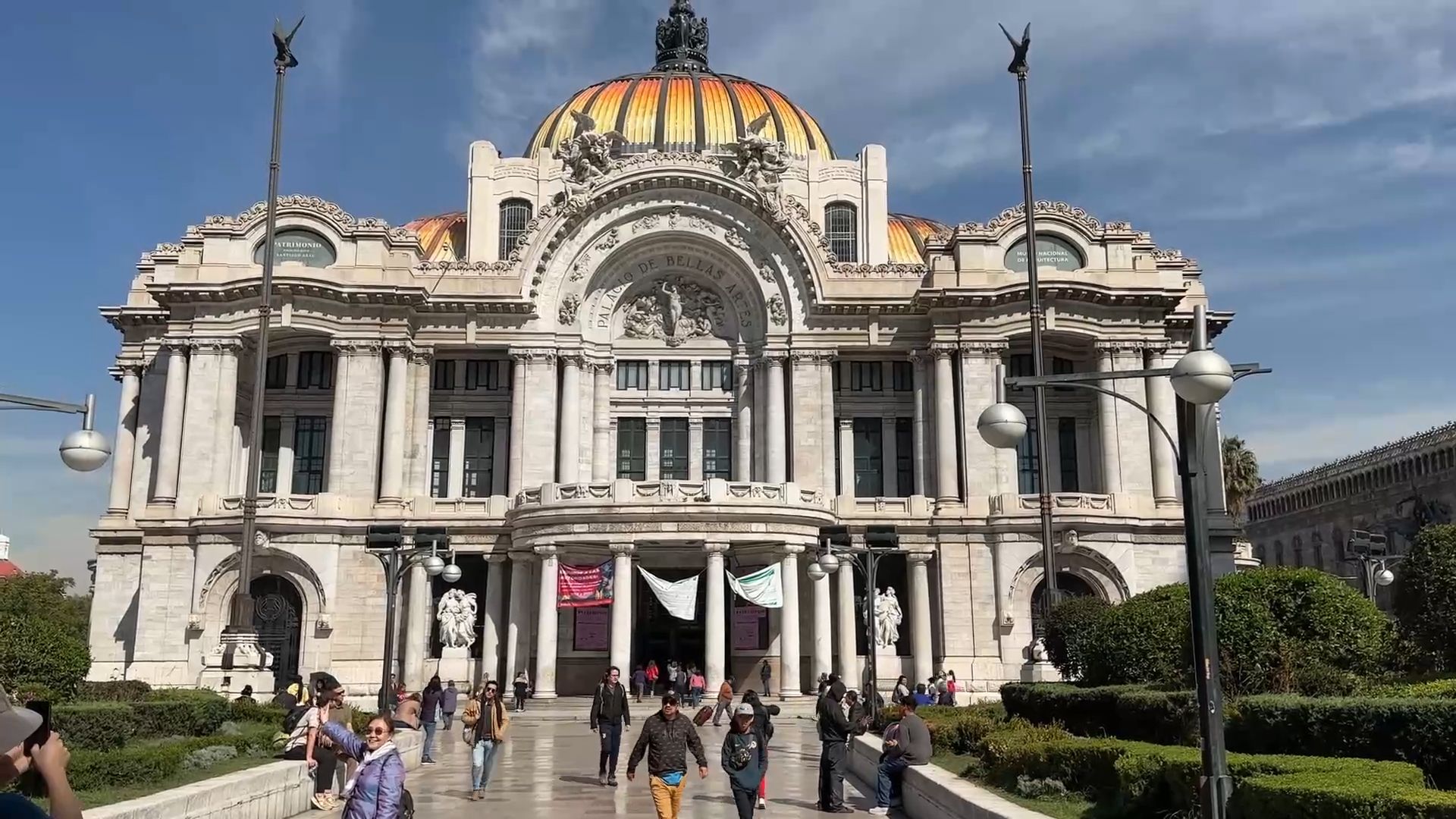 Mexico City: Overlooking the Palace of Fine Arts