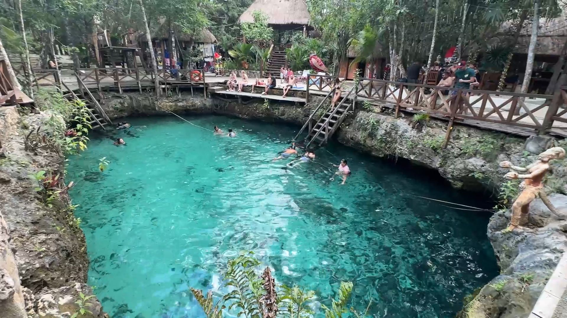 Cenote Zacil in Yucatan, Mexico