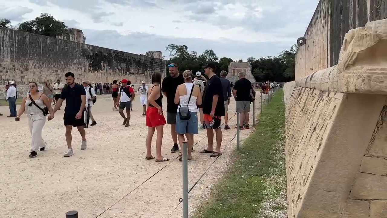 Chichen Itza, Mexico: Great Pyramid of Kukulkan & Great Ball Court