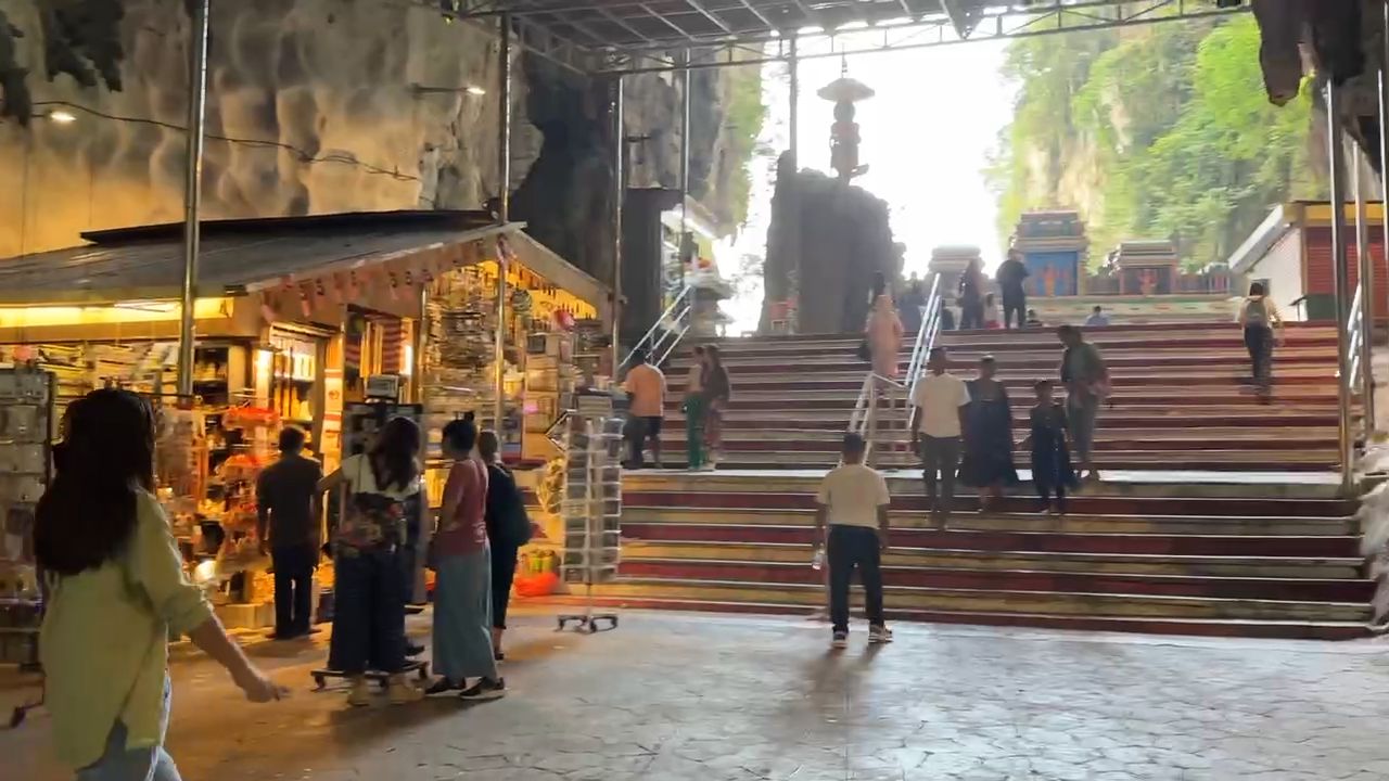 Interior of Batu Caves