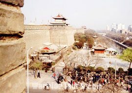 City Wall of Xian, China