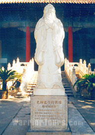Statue of Confucius, founder of Confucianism