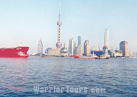 Huangpu River and Oriental Pearl TV Tower, Shanghai