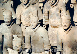 Figures of Terra Cotta Army, Xian, China
