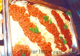 Long noodles, a symbol of longevity in Chinese food culture