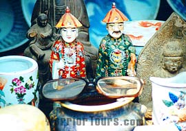 Porcelain figures of Qing Dynasty, Ancient Ming and Qing Streets, Pingyao, Shanxi
