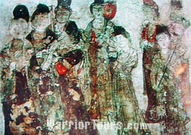 A painting of Tang Dynasty, Shaanxi History Museum, Xian
