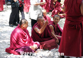 Debating Lamas in Sera Monastery, Tibet
