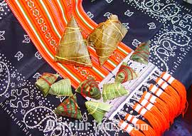 Zongzi, food of Chinese Dragon Boat Festival