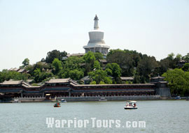 White Dagoba on the Qiongdao Island, Beihai Park, Beijing