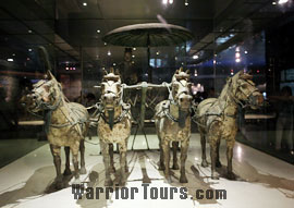 Bronze Chariots and Horses in the Exhibition Hall