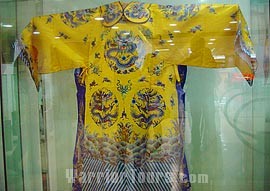 Silk clothes in a shop, Beijing, China