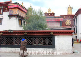 The holy Jokhang Temple, Lhasa, Tibet
