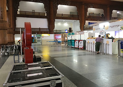 Airport Terminal in Yangon