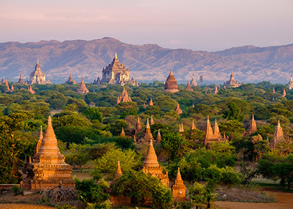Pagoda in Bagan, Myanmar