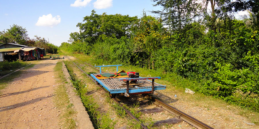 Bamboo Train in Battambang