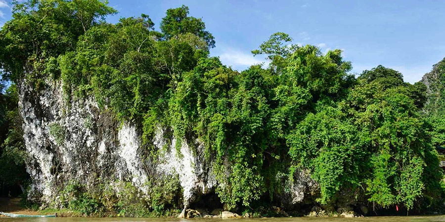 Beautiful scenery in the island