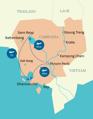 Cambodia Map