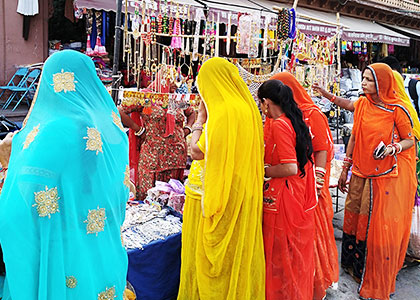 Coloful Lehariya Saree, Jaipur