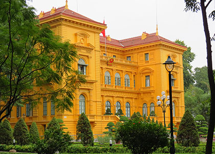 Ho Chi Minh's Stilt House in Hanoi