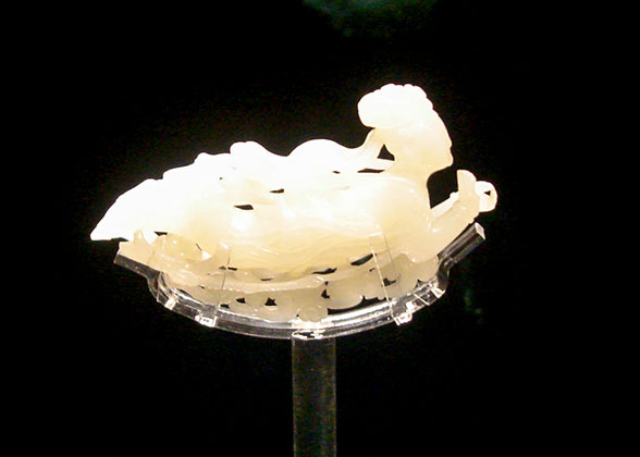 Jade Apsaras in Shanghai Museum