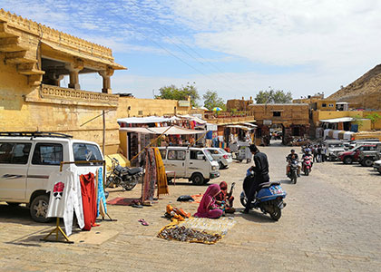 Jaisalmer Stalls Loaded with Decorative Objects