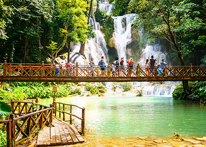 Kuang Si Waterfall in Luang Prabang