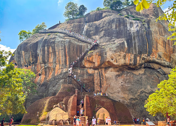 Lion Rock Fortress in Sigiriya