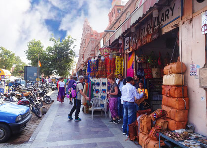 Local market of Jaipur