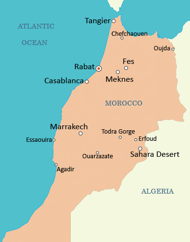 Morocco Map