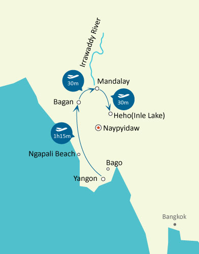 Myanmar Map