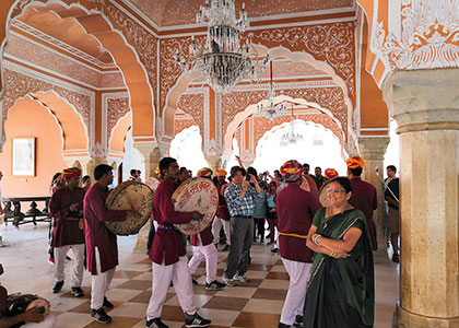 Performance in City Palace