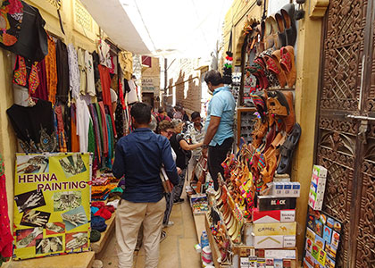 Shop in Winding Lane, Jaisalmer Fort