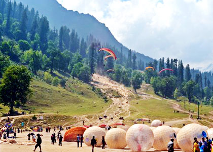 Go for Paragliding in Manali