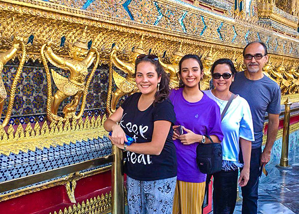 Our Guests at the Grand Palace