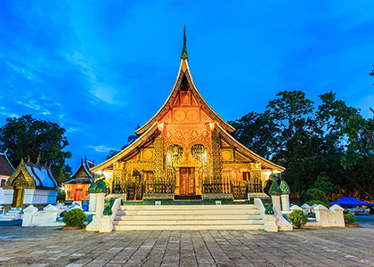 Wat Xieng Thong temple in Luang Prabang