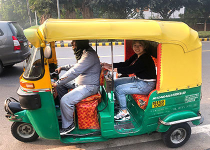 E-rickshaw in Delhi