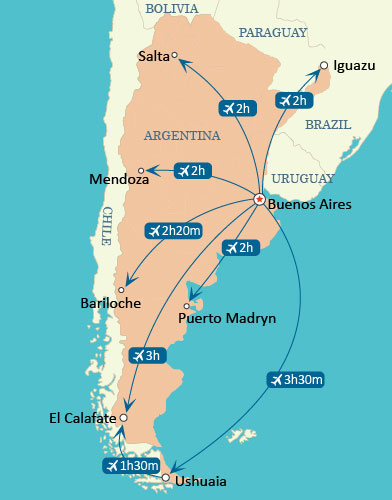 Argentina Country Map