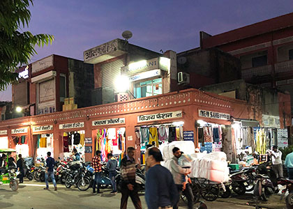 At Night on Jaipur Street